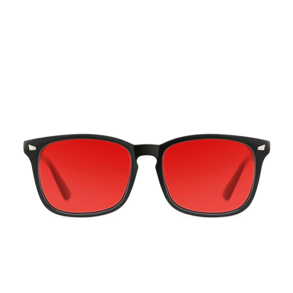 Computer/Gaming Red Lens Glasses ANTI-FATIQUE UV Protection Blue-Green Blocking